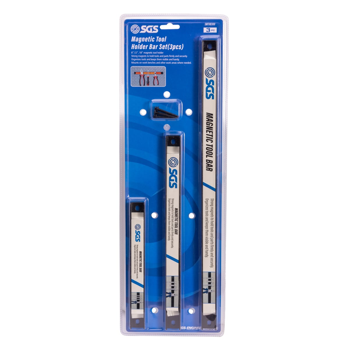 SGS Magnetic Tool Holder Bar Set (3pcs)